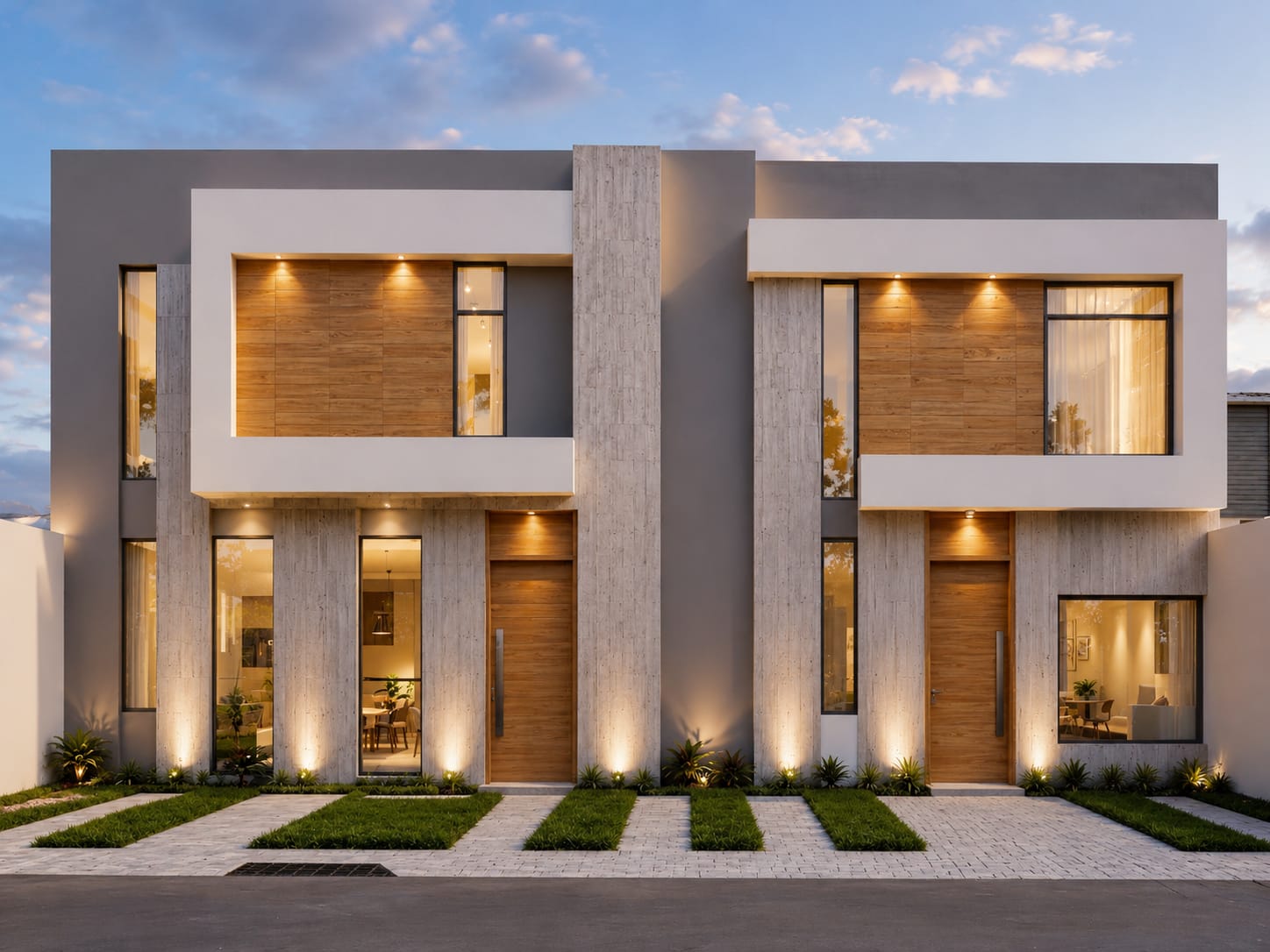 Complejo residencial moderno